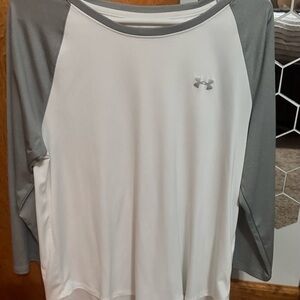 Women’s XL under armor three-quarter length athletic shirt